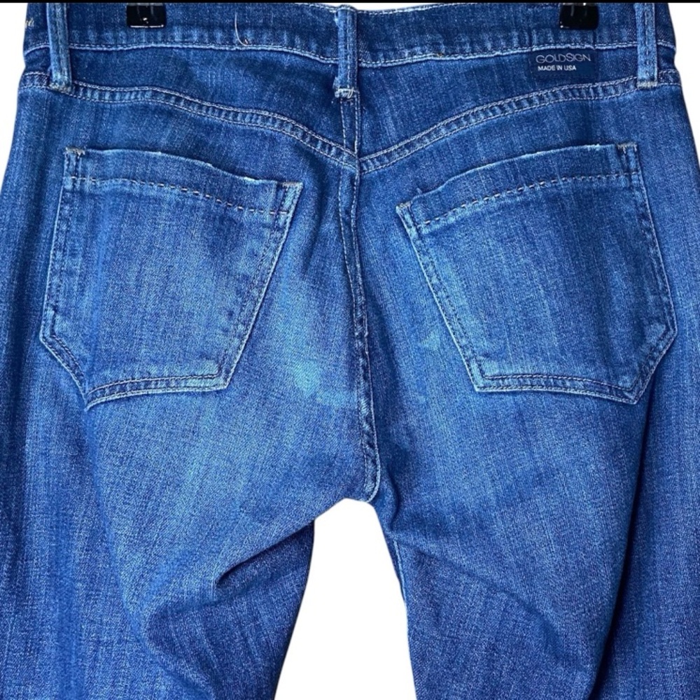 Goldsign His Jeans Women’s Size 28 Relaxed Fit Distressed / Vintage Look - Picture 3 of 4